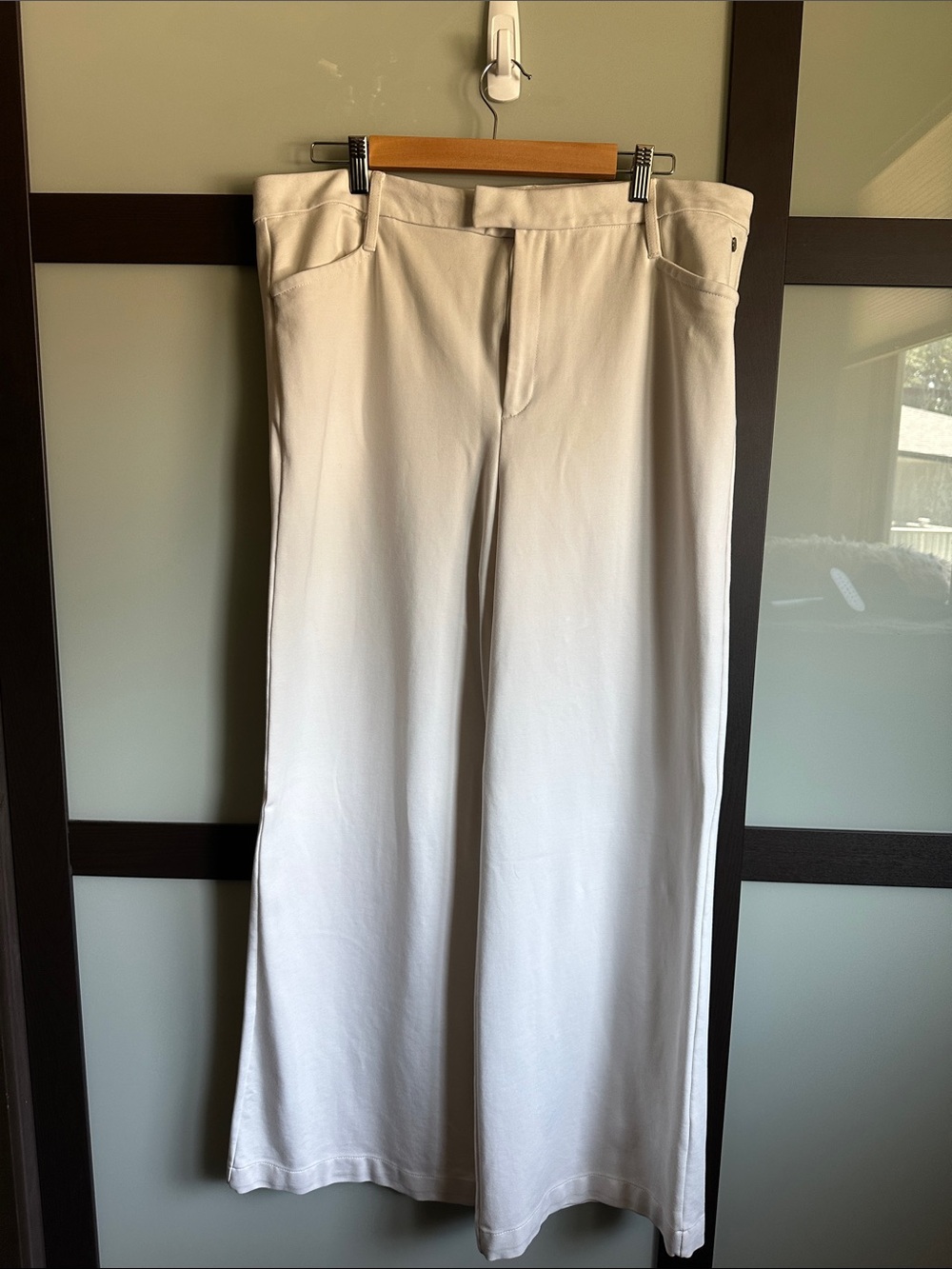 Tommy Hilfiger Wide Leg Cream Dress Pants - Size 18